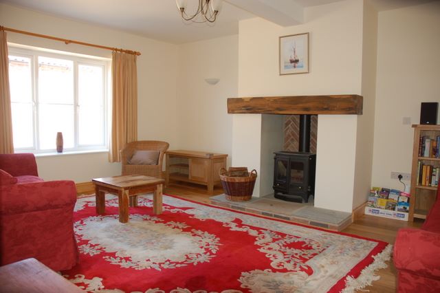 Sleepers Living Room with Woodburner