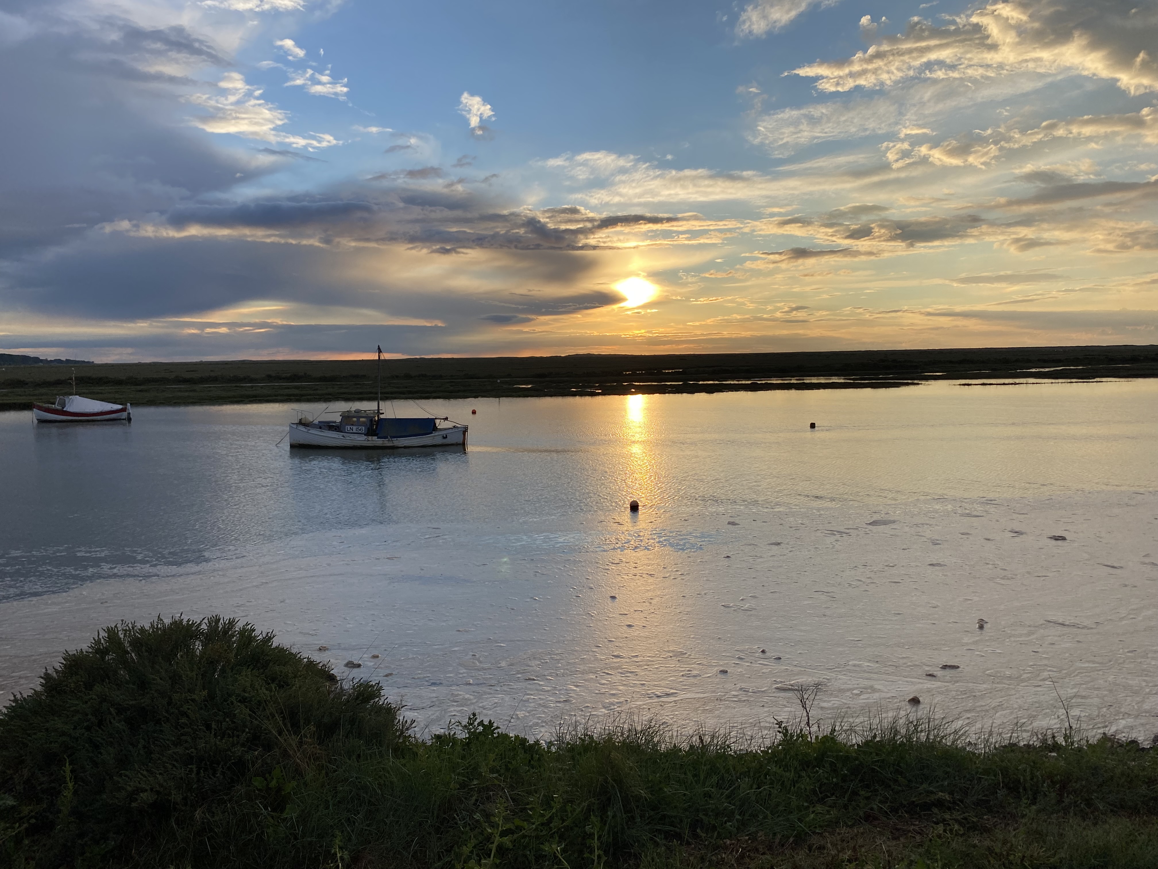 Staithe sunrise high tide